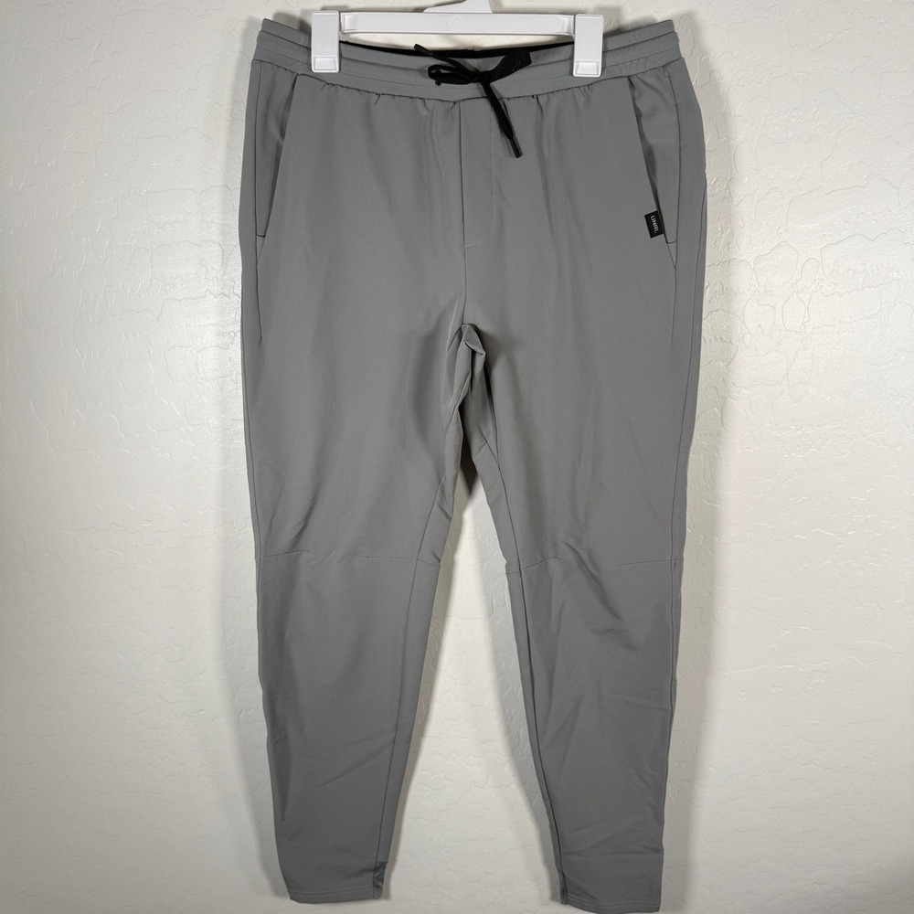 UNRL Apex Pants Mens Large Gray Performance Stretch Joggers Activewear Trousers